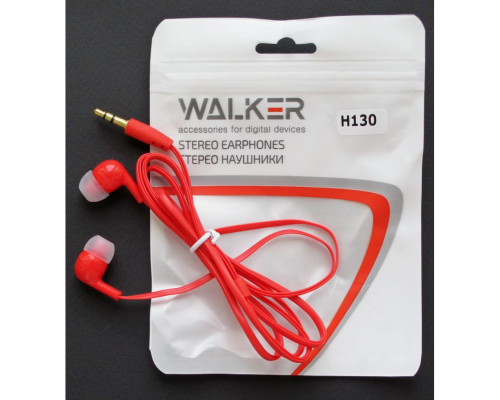 Навушники WALKER H130 red (тех.пак.)
