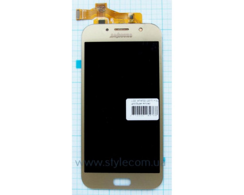 Дисплей (LCD) для Samsung Galaxy A7/A720 (2017) з тачскріном gold (Oled) Original Quality TPS-2710000184768 2710000184768