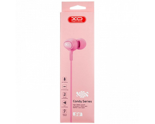 Навушники XO S6 pink