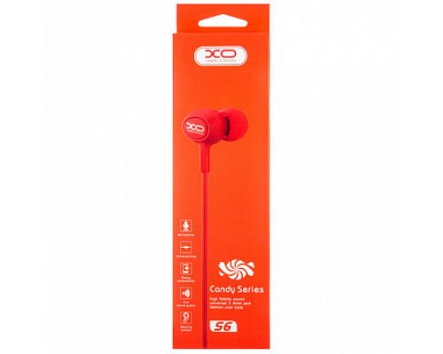 Навушники XO S6 red