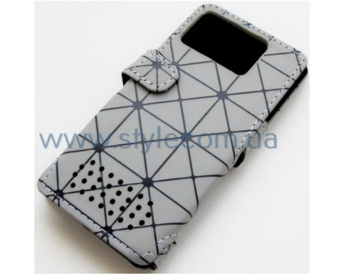 Чохол-книжка Status 5.2 '' ромб сірий