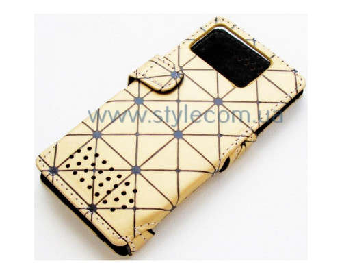 Чохол-книжка Status 5.5 '' ромб золотий