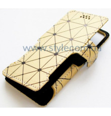 Чохол-книжка Status 5.5 '' ромб золотий