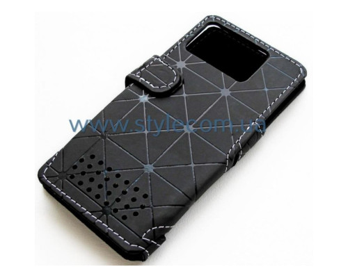 Чохол-книжка Status 5.5 '' ромб чорний