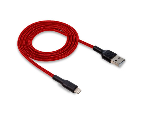 Кабель USB WALKER C575 Lightning red