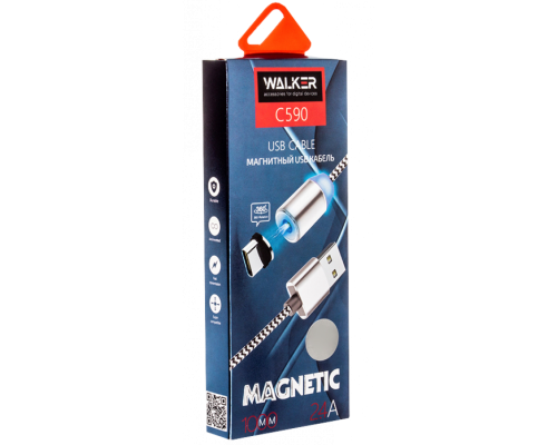 Кабель USB WALKER C590 Type-C Magnetic grey