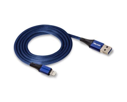 Кабель USB WALKER C705 Lightning dark blue