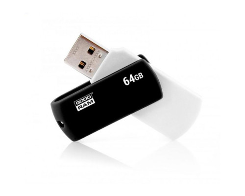 Флеш-пам'ять USB GOODRAM (Colour Mix) UCO2 64GB black/white (UCO2-0640KWR11) TPS-2710000195009