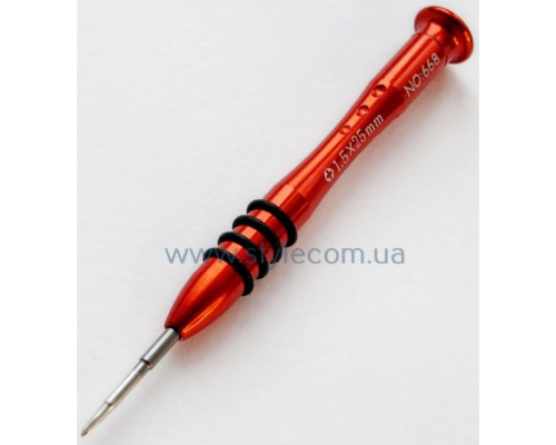 Викрутка NO-668 (+1.5 x 25mm) хрестова