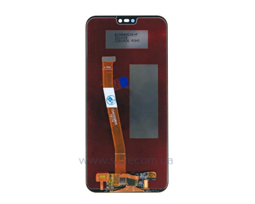 Дисплей (LCD) Huawei P20 Lite Dual Sim (ANE-L21/ANE-LX1)/Nova 3e + сенсор black Original Quality (переклеєне скло/EL)