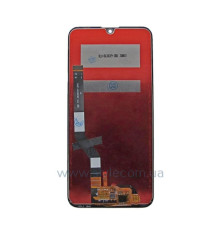 Дисплей (LCD) Huawei Y7 2019/Y7 Prime 2019 (DUB-LX3/DUB-L23/DUB-LX1/DUB-L21) + сенсор black Original Quality (переклеєне скло/EL)