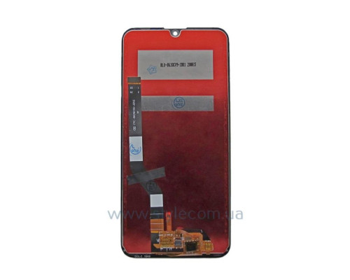 Дисплей (LCD) Huawei Y7 2019/Y7 Prime 2019 (DUB-LX3/DUB-L23/DUB-LX1/DUB-L21) + сенсор black Original Quality (переклеєне скло/EL)
