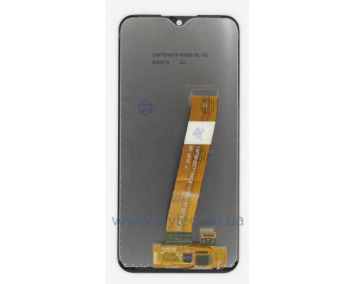 Дисплей (LCD) для Samsung Galaxy A01/A015F (2019) з тачскріном та вузький конектором black (TFT) High Quality TPS-2710000198123 2710000198123