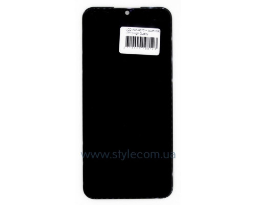 Дисплей (LCD) для Samsung Galaxy A01/A015F (2019) з тачскріном та вузький конектором black (TFT) High Quality TPS-2710000198123 2710000198123