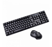 Клавіатура TJ-808 бездротова + мишка безпровідна black TPS-2710000200451