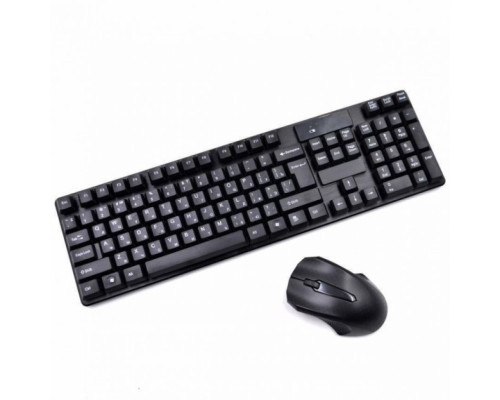 Клавіатура TJ-808 бездротова + мишка безпровідна black