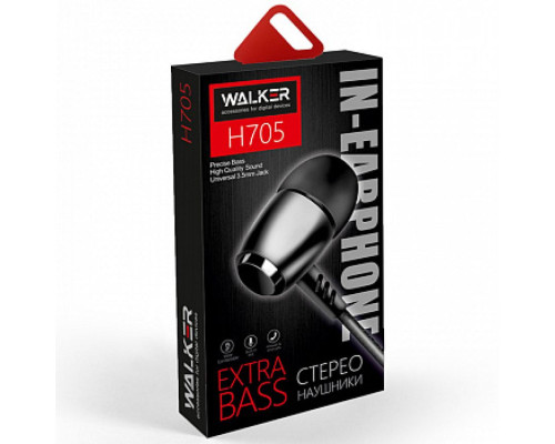 Навушники WALKER H705 black TPS-2710000200697