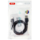 Кабель USB XO NB103 Micro Quick Charge 2.1A 2м black