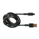 Кабель USB XO NB-Q166 Micro Quick Charge 5A black TPS-2710000207627