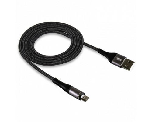 Кабель USB XO NB125 Micro Magnetic 2A black