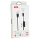 Кабель USB 3в1 XO NB128 Type-C/Micro/Lightning Magnetic 2.4A red