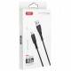 Кабель USB XO NB135 Micro Quick Charge 2.4A graphite TPS-2710000208112 2710000208112