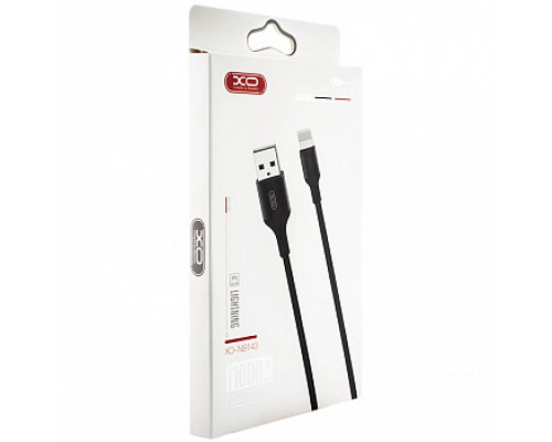 Кабель USB XO NB143 Lightning 2.1A black TPS-2710000207948 2710000207948