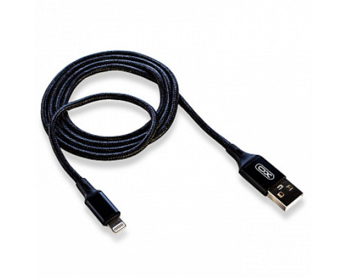 Кабель USB XO NB143 Lightning 2.1A black TPS-2710000207948 2710000207948
