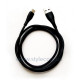 Кабель USB XO NB146 Type-C 2.4A black TPS-2710000208037