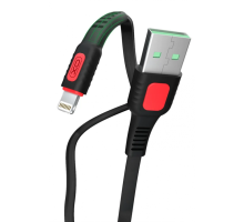 Кабель USB XO NB151 Lightning 2.4A black TPS-2710000207887