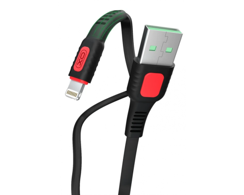Кабель USB XO NB151 Lightning 2.4A black TPS-2710000207887 2710000207887