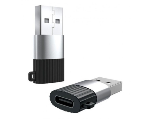 Перехідник XO NB149-E Type-C to USB2.0 silver