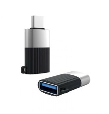 Перехідник XO NB149-F USB2.0 to Type-C silver