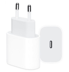 Мережевий зарядний пристрій (адаптер) для Apple iРhone A2347 PD / 20W white High Quality carton box