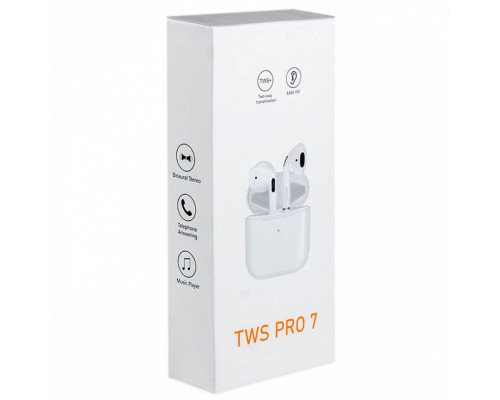 Навушники Bluetooth TWS Pro 7 white