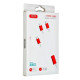 Кабель USB 2в1 XO NB136 Type-C to Type-C/Lightning PD 18W 3A white/red