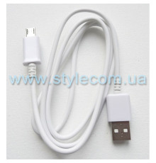 Кабель USB Micro simple white