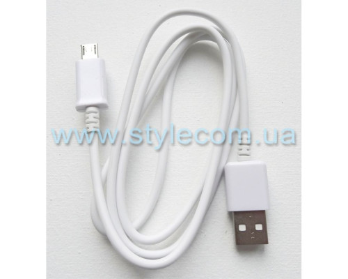 Кабель USB Micro simple white