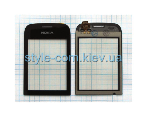 Тачскрін (сенсор) для Nokia Asha 202 black High Quality TPS-2701293600004 2701293600004