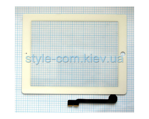 Тачскрін (сенсор) для Apple iPad 3 (A1416, A1430, A1403), iPad 4 (A1458, A1459, A1460) white Original Quality TPS-2701381400004 2701381400004