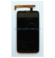 Дисплей (LCD) для HTC One X, One XL, S720e G23 з тачскріном black High Quality TPS-2701335000007 2701335000007