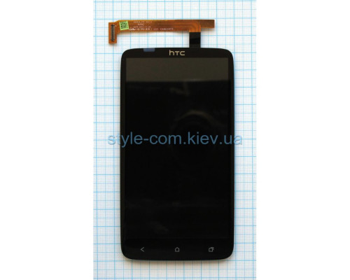 Дисплей (LCD) для HTC One X, One XL, S720e G23 з тачскріном black High Quality TPS-2701335000007 2701335000007