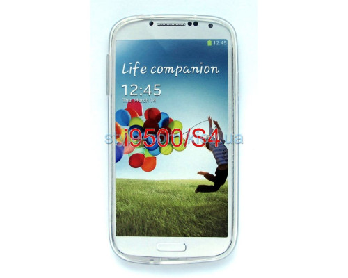 Чохол силіконовий Slim для Samsung Galaxy S4 I9500 white прозорий
