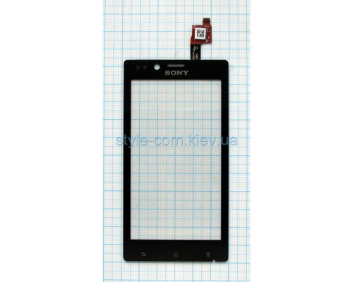 Тачскрін (сенсор) для Sony-Ericsson Xperia J ST26i black Original Quality TPS-2701505500009 2701505500009