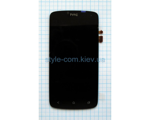 Дисплей (LCD) для HTC One S Z560e, Z520e з тачскріном black High Quality TPS-2701506300004