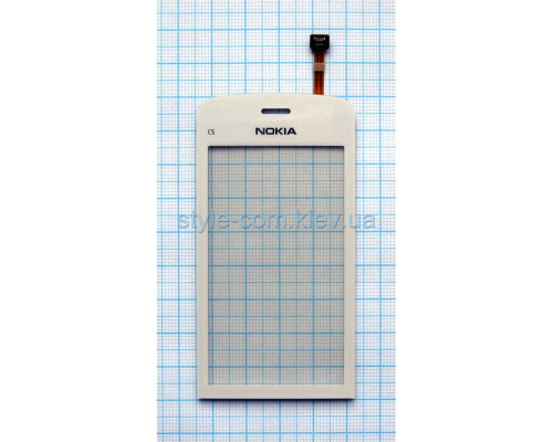 Тачскрін (сенсор) для Nokia C5-03, C5-05, C5-06, C5-08 white Original Quality TPS-2701516400008 2701516400008