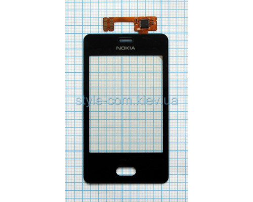 Тачскрін (сенсор) для Nokia 501 black High Quality TPS-2701530100007 2701530100007