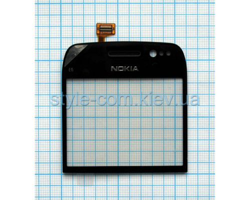 Тачскрін (сенсор) для Nokia E6 black Original Quality TPS-2701530200004 2701530200004