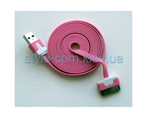 Кабель USB Apple iРhone 4, 4s 2м pink TPS-2701557000007 2701557000007