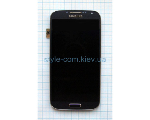 Дисплей (LCD) для Samsung Galaxy S4 I9500 з тачскріном та рамкою deep blue (TFT) Original Quality